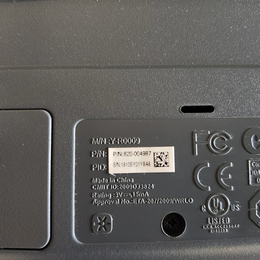 Logitech Wireless Keyboard & Mouse Combo | P/N 820-004987 + 810-003190